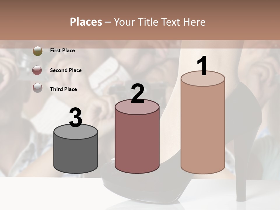 People Dress Catwalk PowerPoint Template