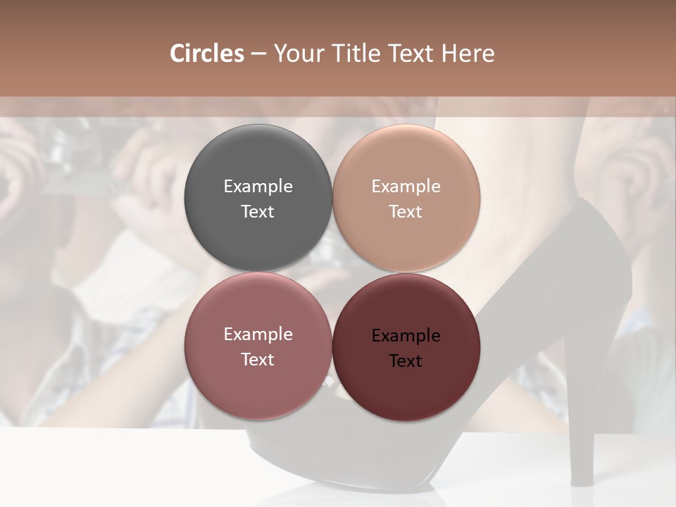 People Dress Catwalk PowerPoint Template