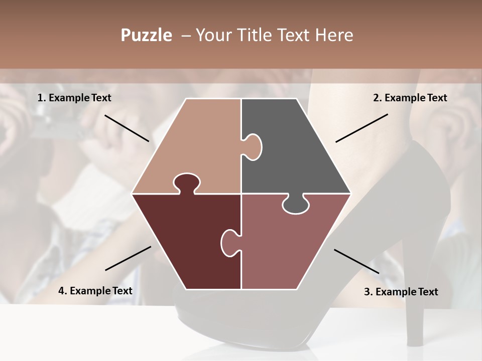 People Dress Catwalk PowerPoint Template