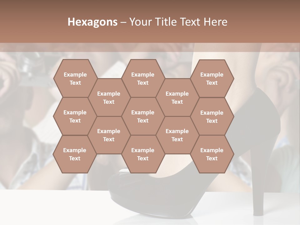 People Dress Catwalk PowerPoint Template