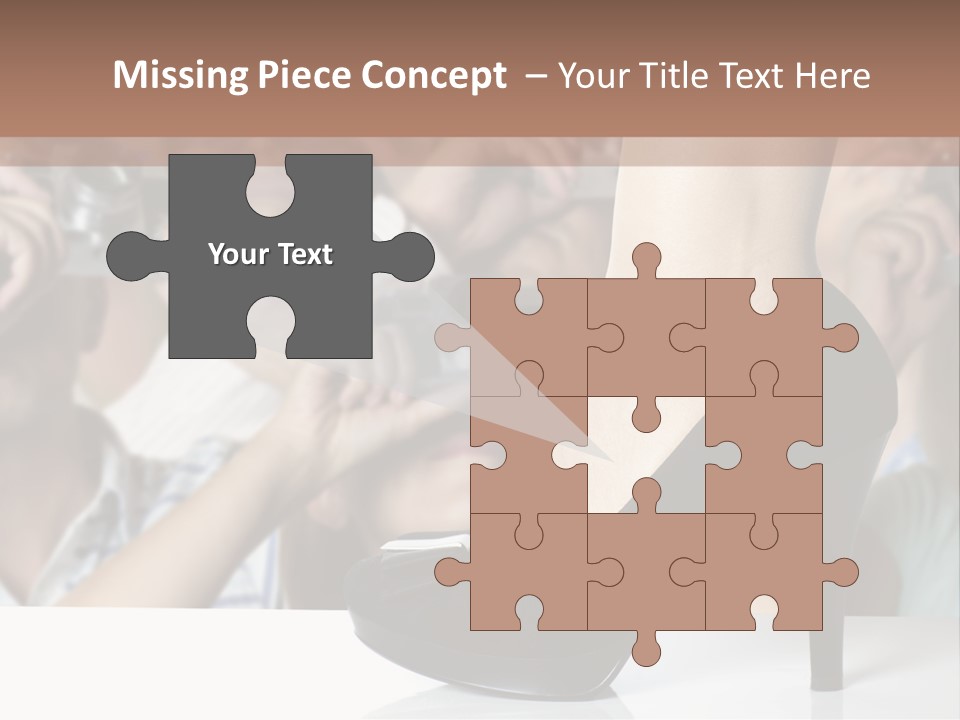 People Dress Catwalk PowerPoint Template