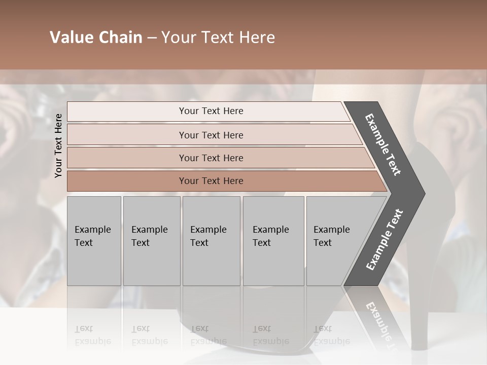 People Dress Catwalk PowerPoint Template