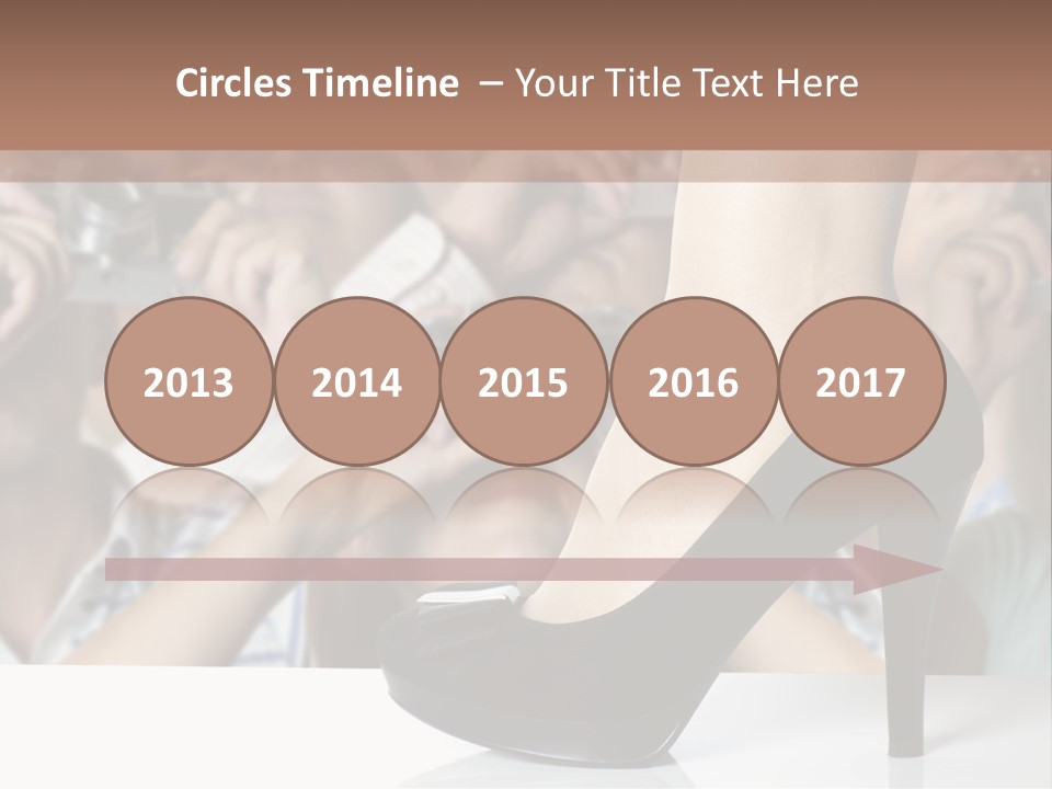 People Dress Catwalk PowerPoint Template