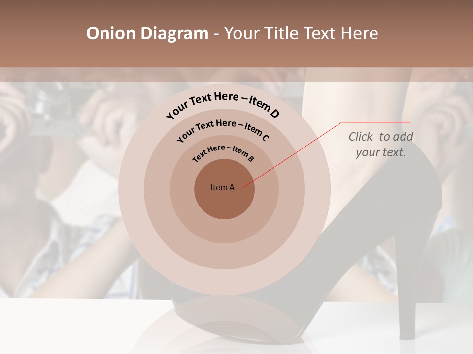 People Dress Catwalk PowerPoint Template