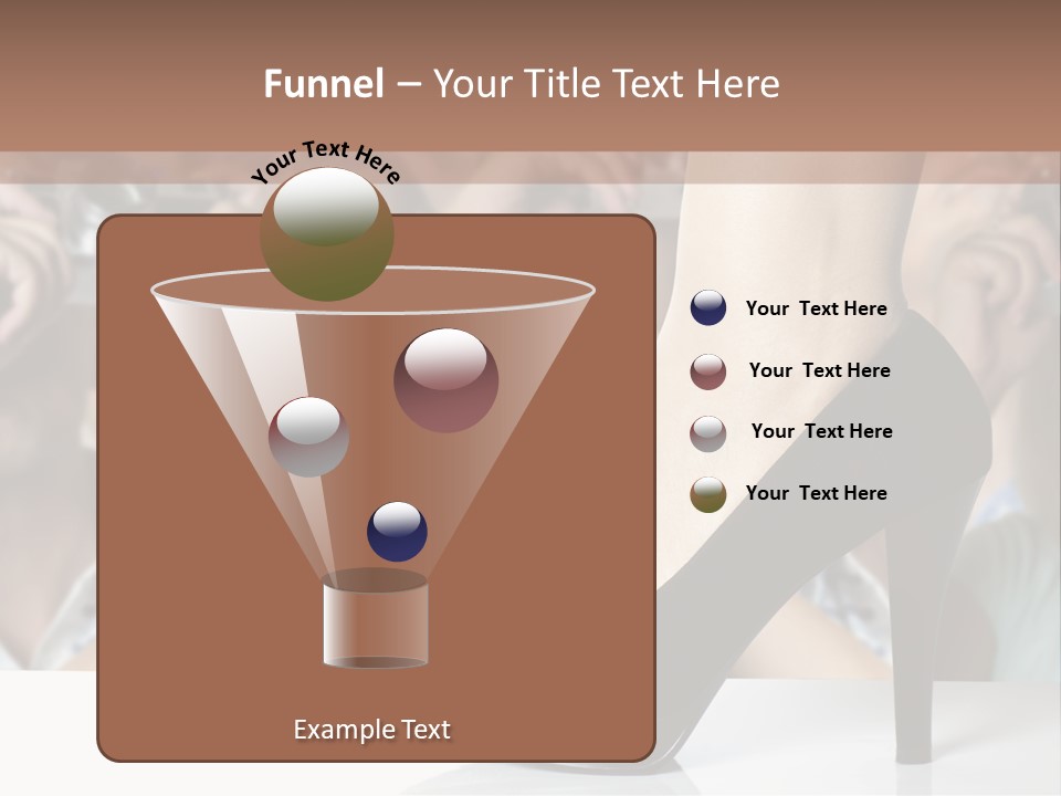 People Dress Catwalk PowerPoint Template