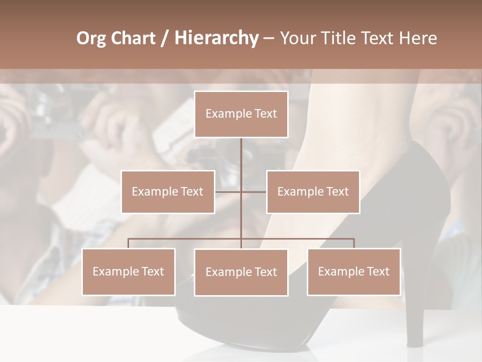 People Dress Catwalk PowerPoint Template