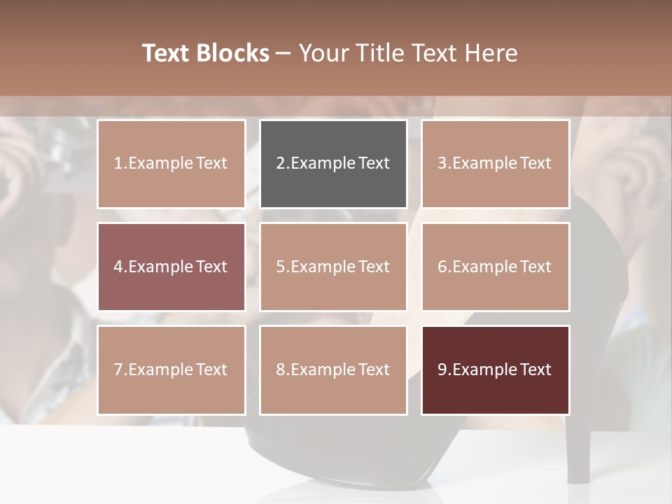 People Dress Catwalk PowerPoint Template