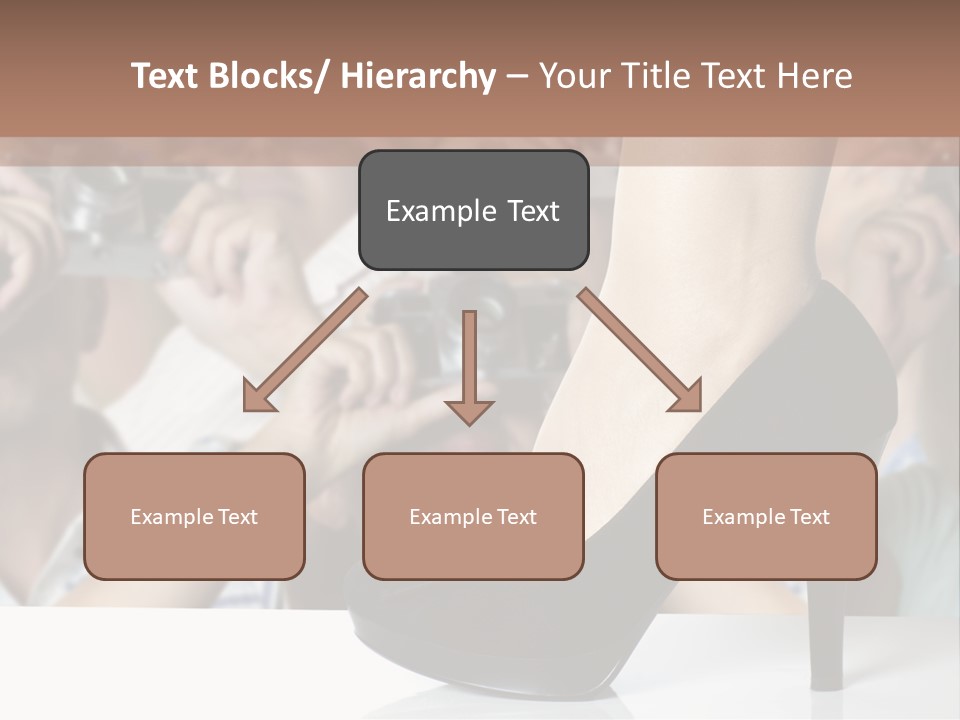 People Dress Catwalk PowerPoint Template