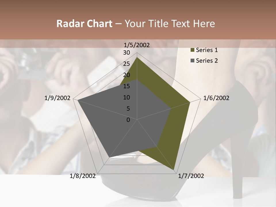 People Dress Catwalk PowerPoint Template
