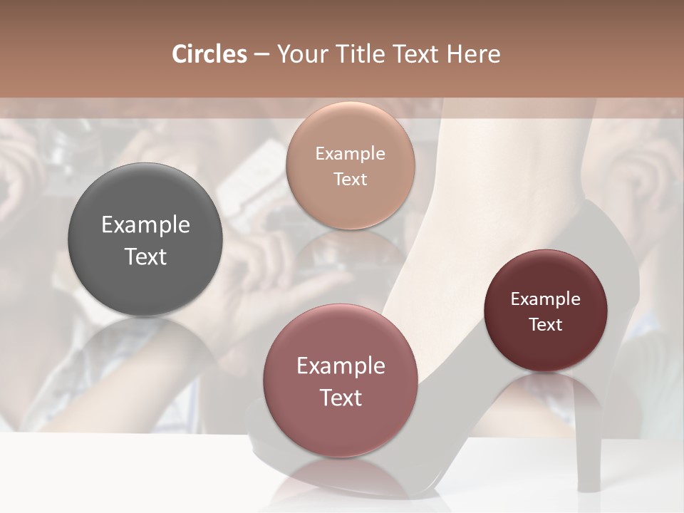 People Dress Catwalk PowerPoint Template