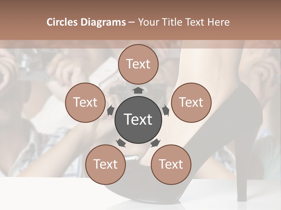 People Dress Catwalk PowerPoint Template