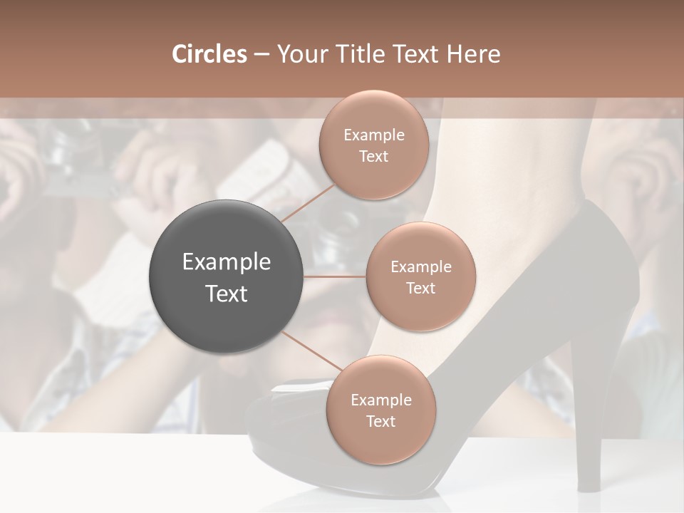 People Dress Catwalk PowerPoint Template