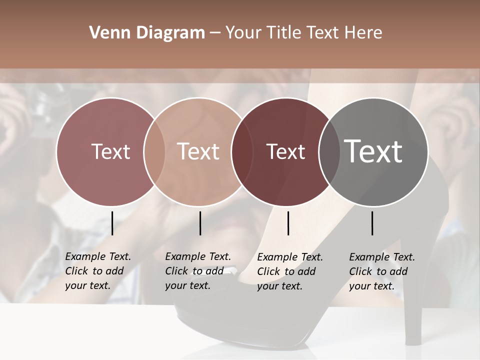 People Dress Catwalk PowerPoint Template