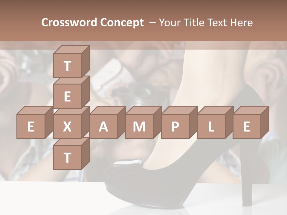 People Dress Catwalk PowerPoint Template