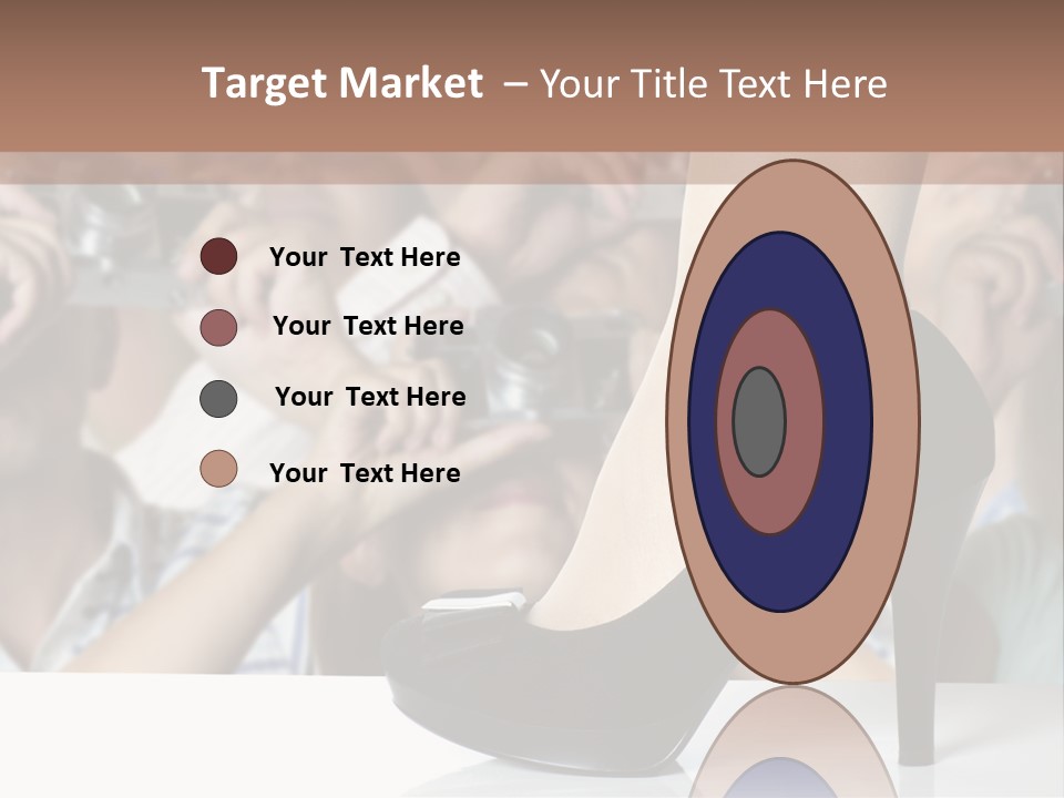 People Dress Catwalk PowerPoint Template