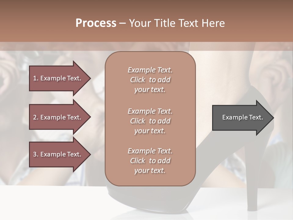 People Dress Catwalk PowerPoint Template