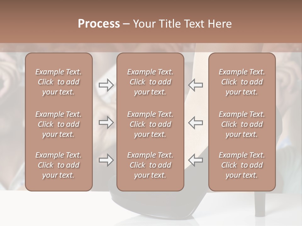 People Dress Catwalk PowerPoint Template