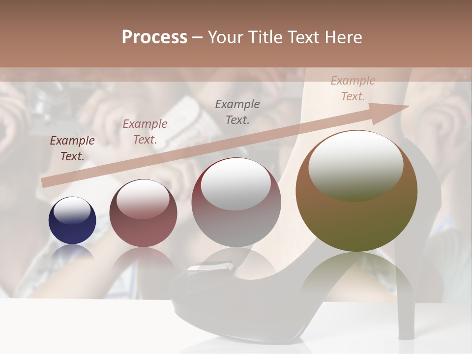 People Dress Catwalk PowerPoint Template