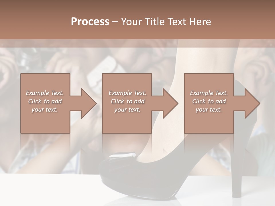 People Dress Catwalk PowerPoint Template