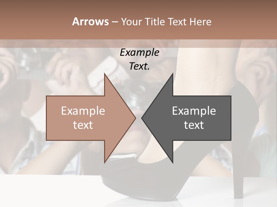 People Dress Catwalk PowerPoint Template