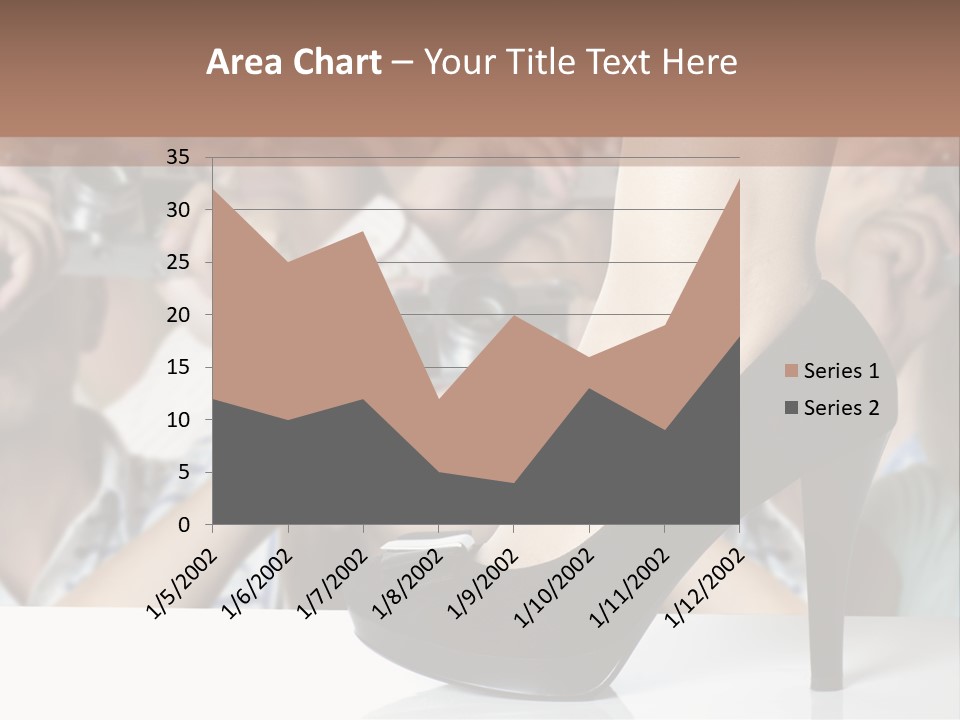 People Dress Catwalk PowerPoint Template