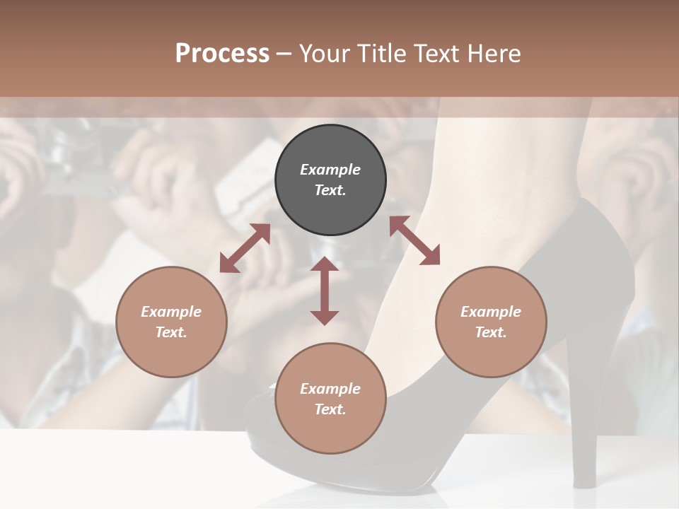 People Dress Catwalk PowerPoint Template