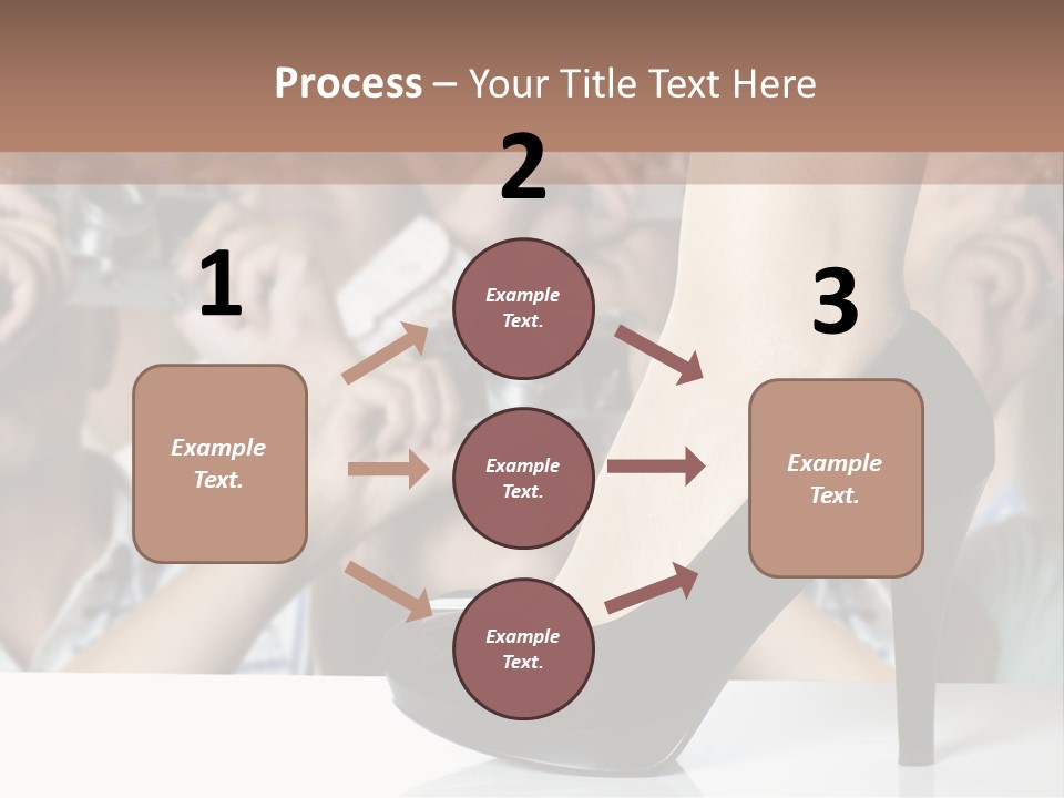 People Dress Catwalk PowerPoint Template