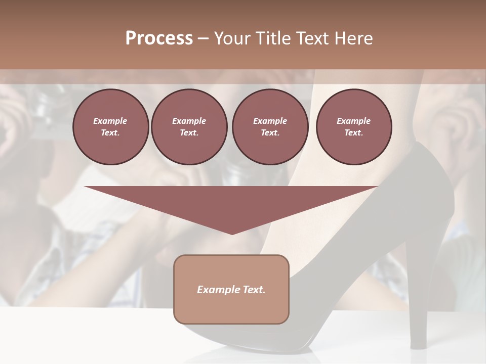 People Dress Catwalk PowerPoint Template