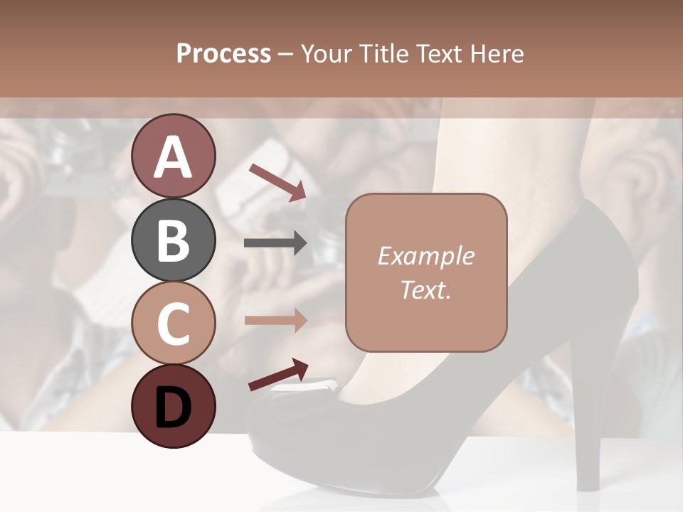 People Dress Catwalk PowerPoint Template