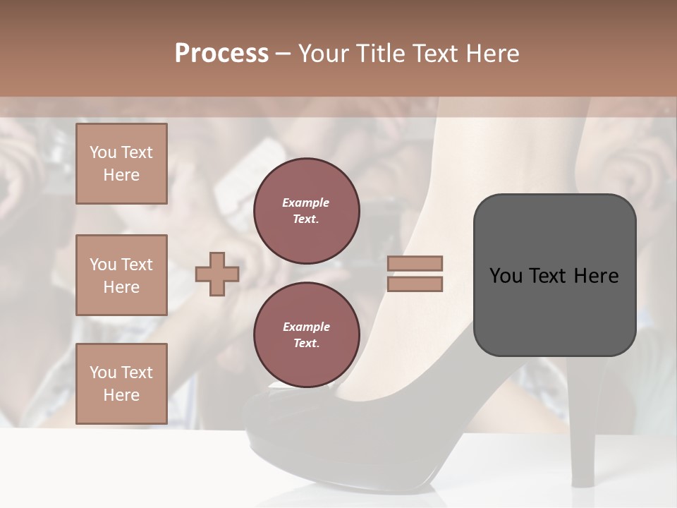 People Dress Catwalk PowerPoint Template