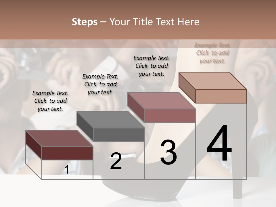 People Dress Catwalk PowerPoint Template