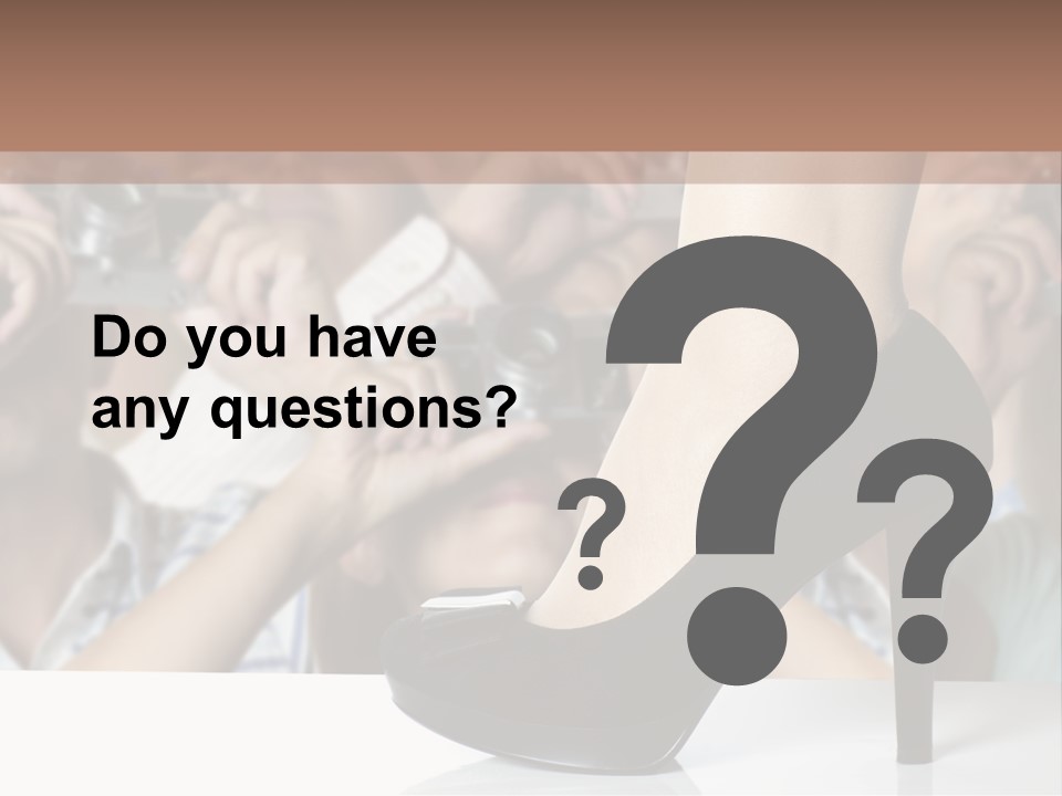 People Dress Catwalk PowerPoint Template