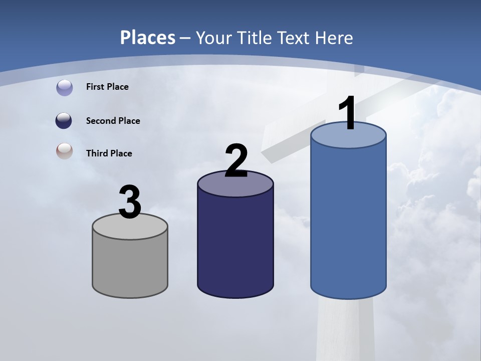 Concept Jesus Rays PowerPoint Template