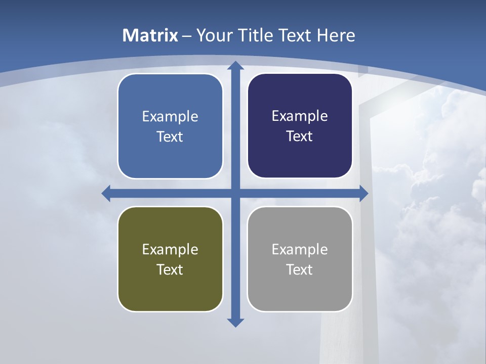 Concept Jesus Rays PowerPoint Template