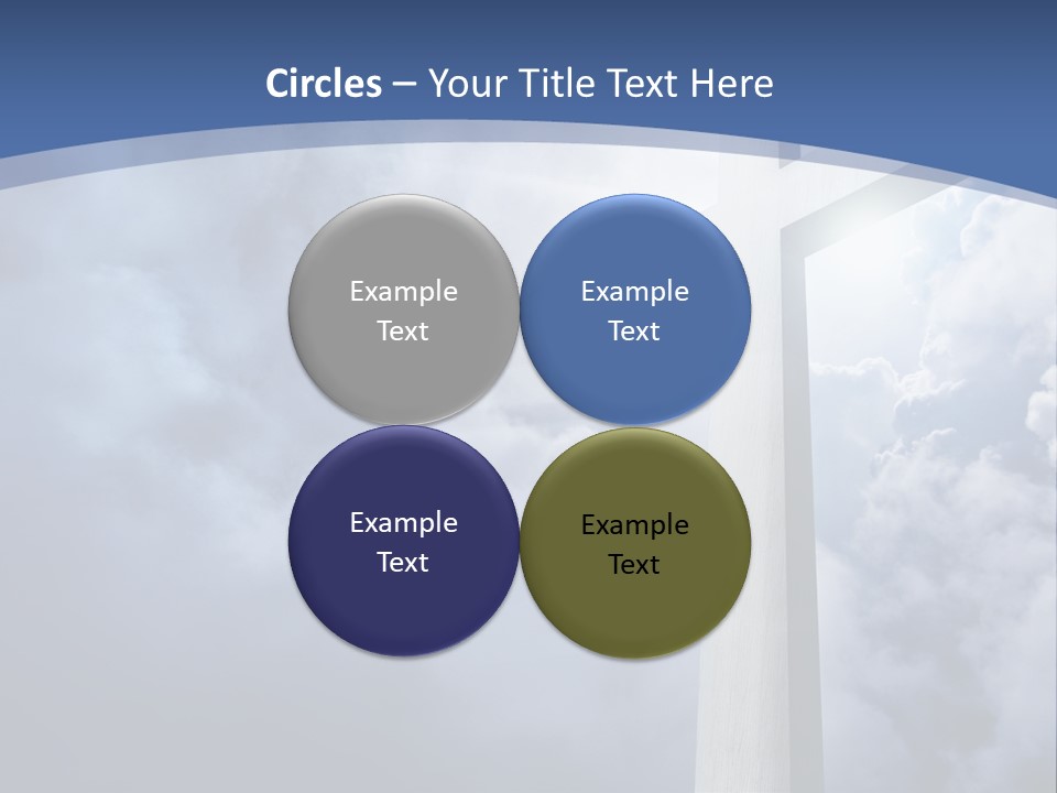 Concept Jesus Rays PowerPoint Template