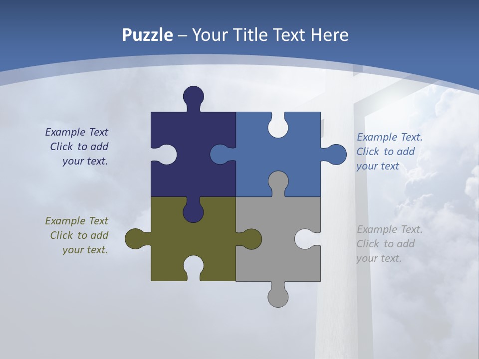 Concept Jesus Rays PowerPoint Template