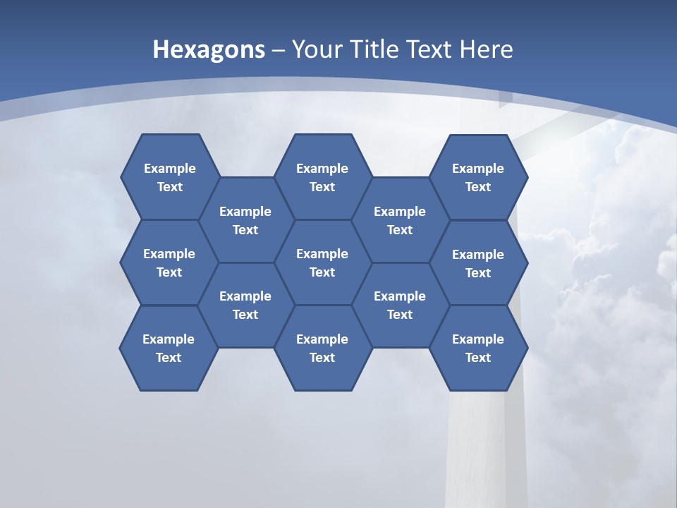 Concept Jesus Rays PowerPoint Template