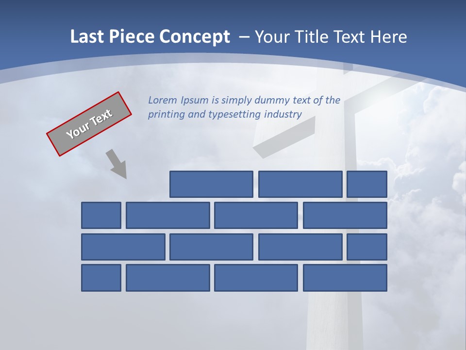 Concept Jesus Rays PowerPoint Template