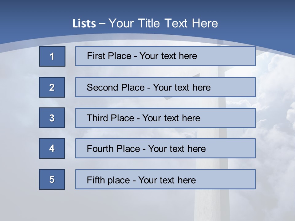 Concept Jesus Rays PowerPoint Template
