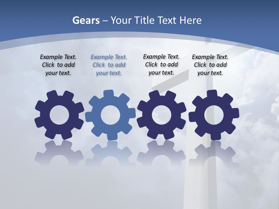 Concept Jesus Rays PowerPoint Template