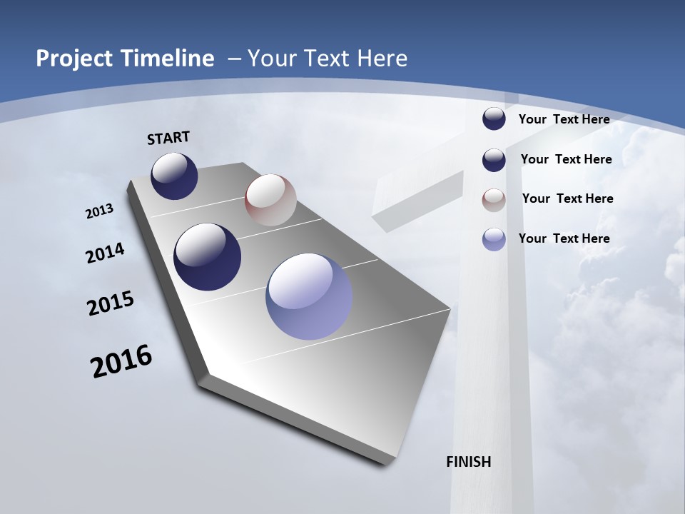 Concept Jesus Rays PowerPoint Template