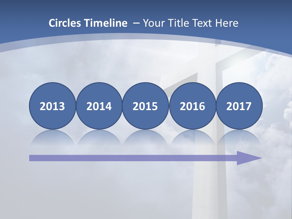 Concept Jesus Rays PowerPoint Template