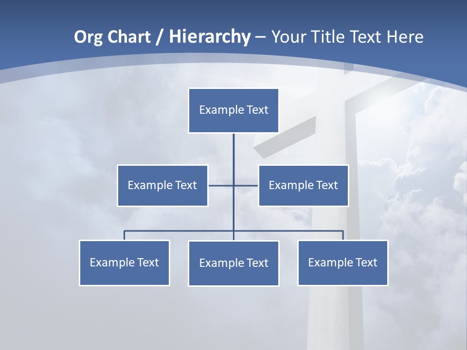 Concept Jesus Rays PowerPoint Template