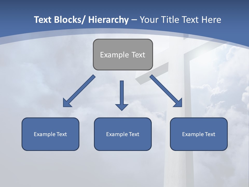 Concept Jesus Rays PowerPoint Template