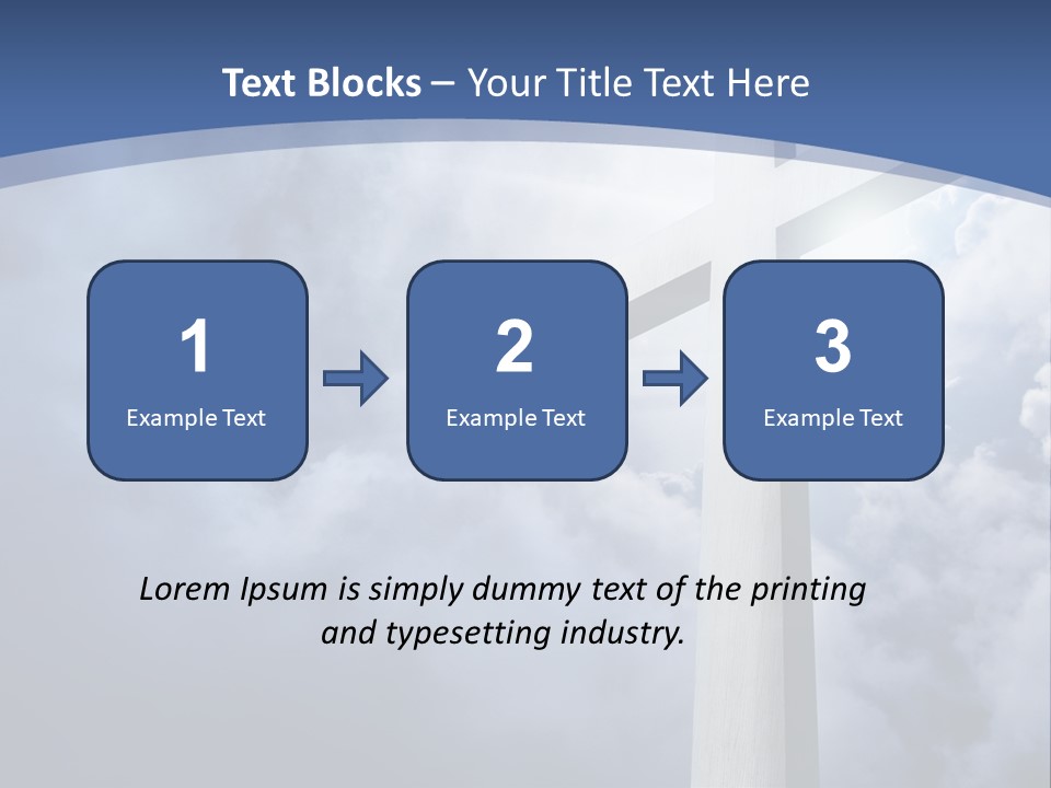 Concept Jesus Rays PowerPoint Template