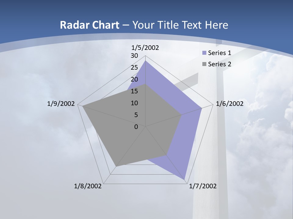 Concept Jesus Rays PowerPoint Template