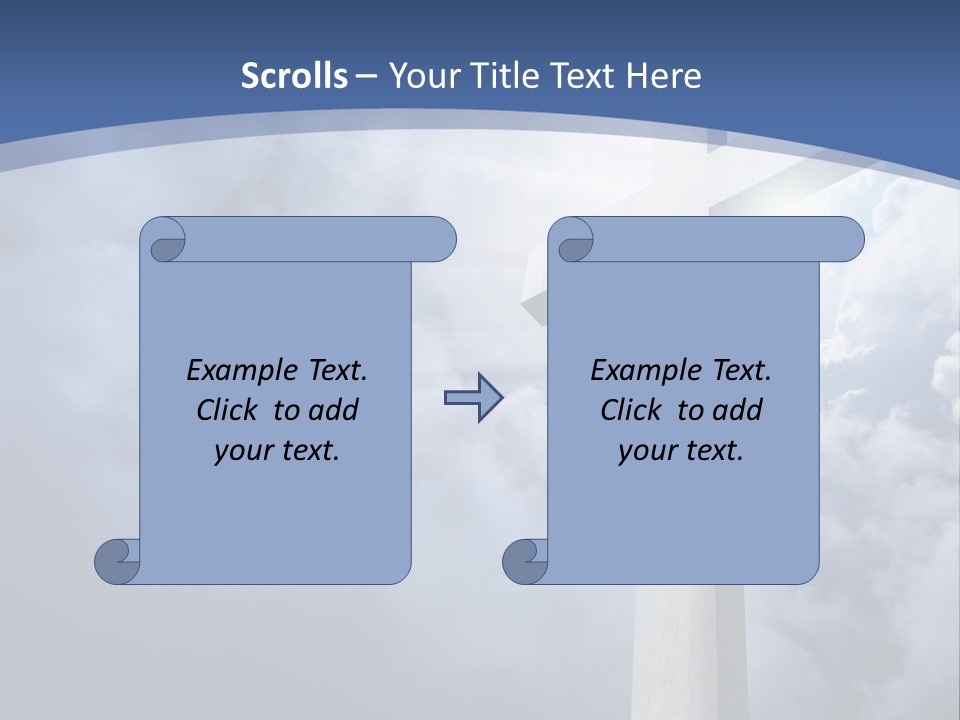 Concept Jesus Rays PowerPoint Template