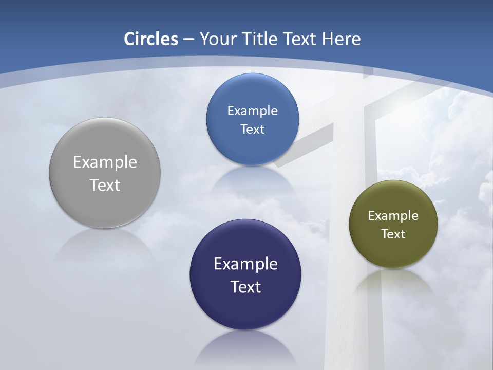 Concept Jesus Rays PowerPoint Template