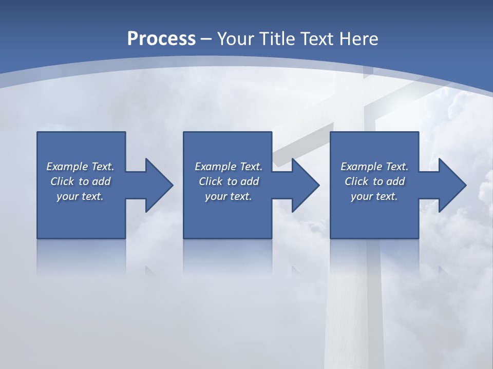 Concept Jesus Rays PowerPoint Template