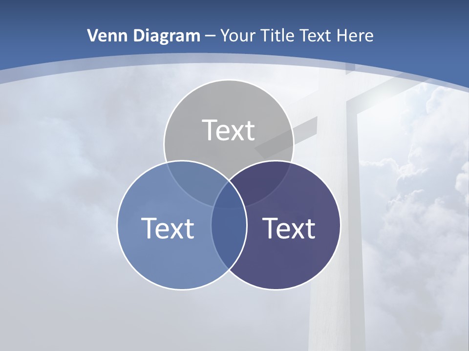 Concept Jesus Rays PowerPoint Template